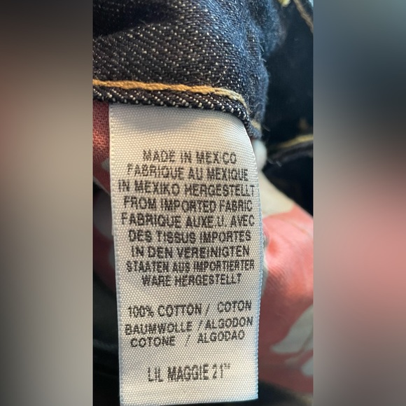 Lucky Brand LIL Maggie Low Rise flare leg Distressed Jeans. $20 OBO Size 16/33 - Picture 7 of 11